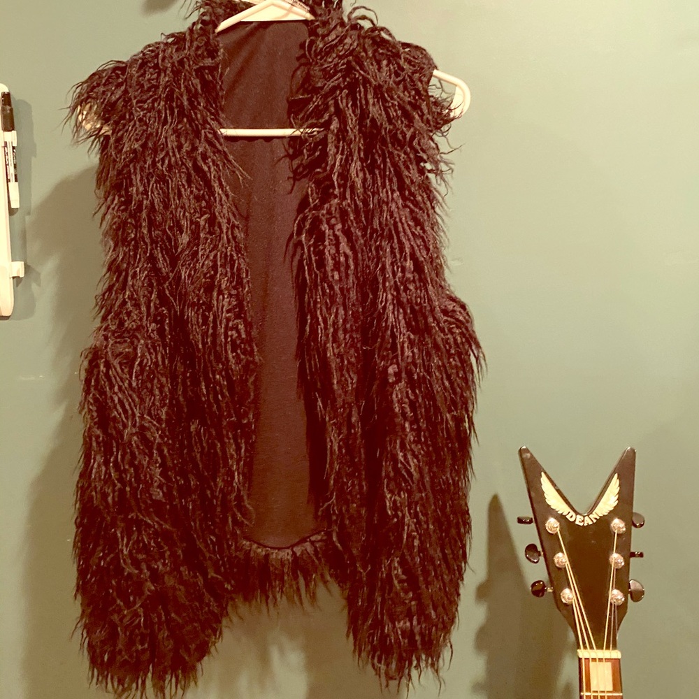 Fuzzy vest